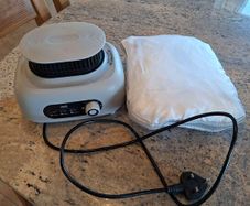 Addis Grey Heat Pod and Cover. Drys Clothes on Rack