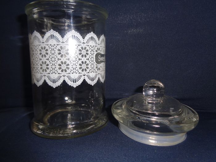 Decorative Glass Storage Jar for Sale