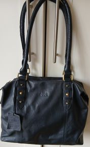 Navy Bag real leather 15 euro