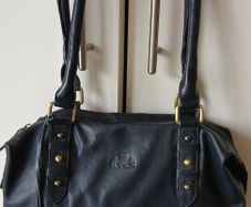 Navy Bag real leather 15 euro