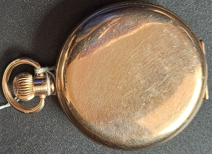 Swiss Avis Pocket Watch - 10kt Gold Filled Hunter Case -1950s