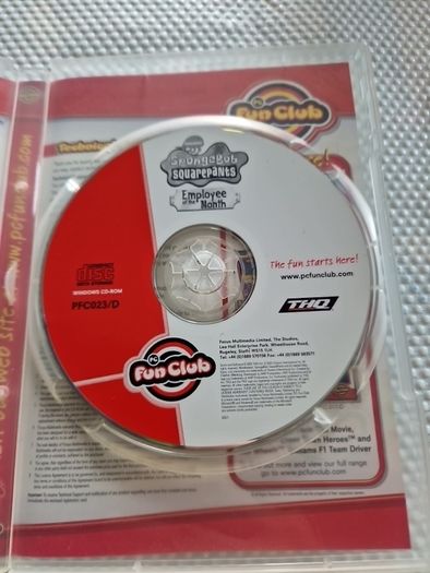 Sponge Bob Square Pants Employee of the Month Pc cd rom games Original