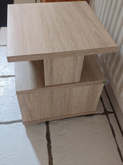 lamp table in oak