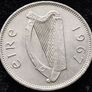 [#351] - Ireland 1967 | Irish 6p | Six Pence | Wolfhound | KM.13a Image 2