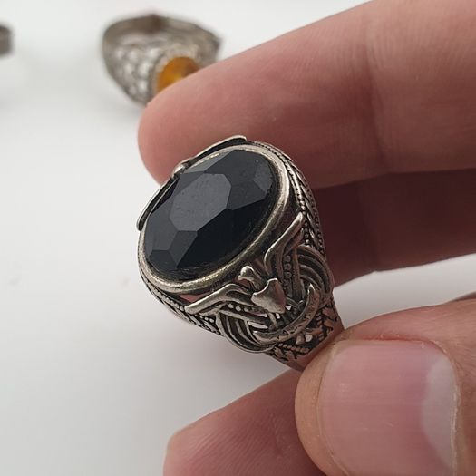 Antique Heritage Ring Collection 15 Rustic Brass Jewellery Pieces
