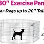 NEW SALE | 8 Panel Playpen Suitable for Dogs/Puppies/Cats & Rabbits foldable ideal for Indoor/Outdoor use puppy play pen (76cm, Black) Image 6
