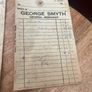 Rare 1960s receipts .George Smyth / William Hill . Castleblayney co Monaghan Image 4