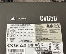 Corsair CV650 650W 80+ Bronze PSU