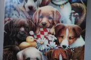 3 D picture of Gorgeous Puppies