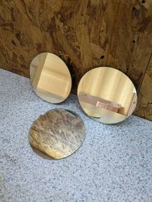 Round/ Circle mirrors: 150mm and 48mm diameter