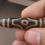 Antique 6 Eyes Himalayan Tibetan Agate Dzi Bead Amulet Image 6