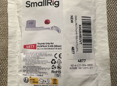 SmallRig Thumb Grip for Fujifilm X-M5 - Silver