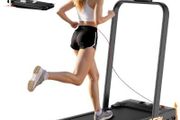 Foldable Treadmill for Home Use with 15% Incline 3.0HP Electric Treadmill, Foldable up to 10km/h