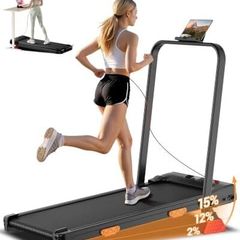 Foldable Treadmill for Home Use with 15% Incline 3.0HP Electric Treadmill, Foldable up to 10km/h
