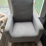 gray armchair Image 2