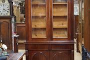 Antique Mahogany Bookcase / Display Cabinet