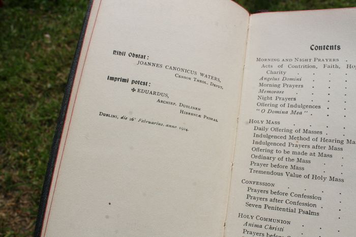 Antique Prayers and Missals