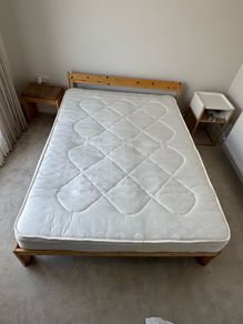 IKEA Double Bed Frame + Mattress