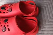 Spiderman style crocs