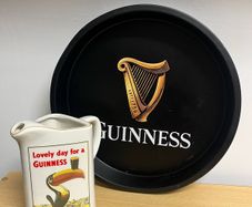 Guinness water jug and tray