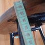 Vintage Bar Stool. Counter Stool with Footrest, Industrial Style Bar Stool. Image 7