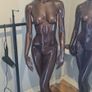 Two female glossy mannequins Image 2