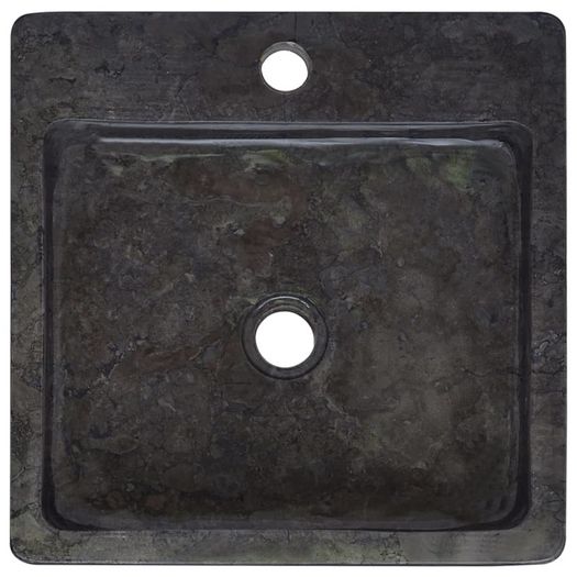 Sink Black 40x40x12 cm Marble