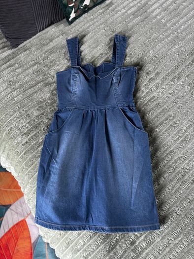 MANGO denim dress size M /10