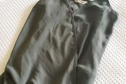 Miss Selfridge Khaki Green Top - Size 8