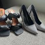 2 pairs black heels size 5 Image 3
