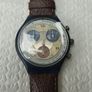 Swatch Vintage Watch SCN118 'Smokey' Brown leather strap. Image 3