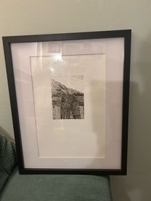 Original collagraph print - Seagull