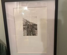 Original collagraph print - Seagull