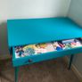 Bedroom desk teal Image 2