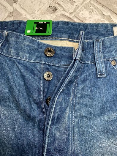 G-Star Elwood Mens Loose Fit Mid-Wash Denim Jeans BNWT 30/32