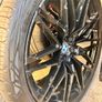 22" Staggered BMW Black Alloy Wheels with Tires & Spacers Image 8