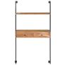 Wall Desk 90x40x170 cm Solid Acacia Wood Image 2