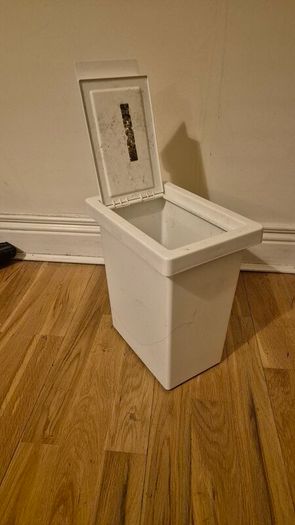 IKEA White Bin with Lid