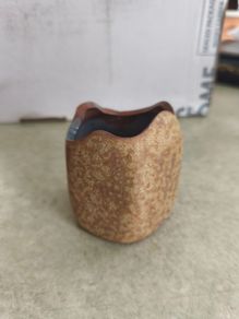 Small pottery pen holder.