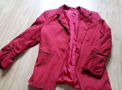 Red, Blue and Brown Jacket.  Size 8
