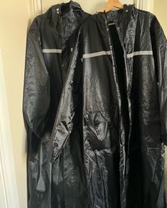 Selling two black raincoats