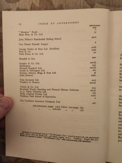 The Horseman's Year Book. Edited By Lt.col.w.e.lyon. 1950 First Edition Hardback In Good Condition. Plus Hunting,showing, And Chasing. By Sam Marsh. See Photos For Same.