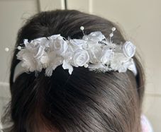 Communion/flower girl hairband