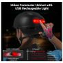 Shinmax Bicycle Helmet for Men and Women, Bike Helmet with Light, 5 Modes, Bicycle Helmet with Visor, Mountain Bike Helmet, Road Bike Helmet for Adults for Urban Commuters Image 3