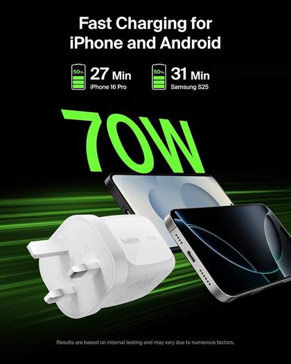 Belkin 3-Port USB-C Plug 70W