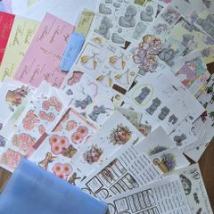 Job lot Toppers, Sentiments and Decoupage