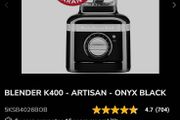 Kitchen Aid - Blender K400 - Artisan - Onyx Black