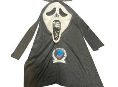 Matthew Lillard & Skeet Ulrich Signed Ghost Face Mask scream Autograph Beckett