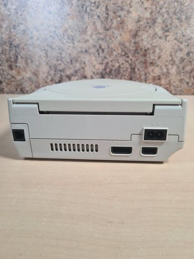 Sega Dreamcast Console With Green Controller Joypad Visual Memory Unit Vmu And Rumble Pack