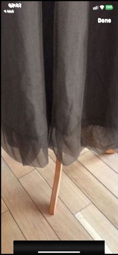 dress French brand from choice boutique size 10 contrast fabric & tuille